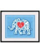 Personalized Elephant Love Baby Boy Framed Wall Ar | Art | Judaica