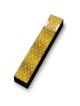 Bold Gold Geometric Wood Mezuzah Case | Mezuzahs | Judaica