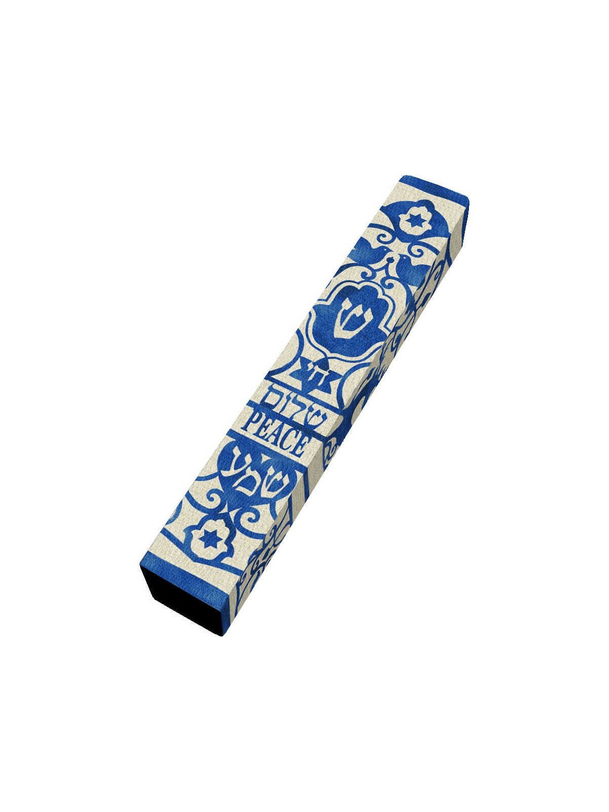 Shema Wood Mezuzah Case | Mezuzahs | Judaica