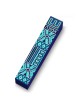 Navy Aqua Wood Mezuzah Case | Mezuzahs | Judaica