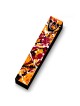 Orange Paint Splatters Wood Mezuzah Case | Mezuzahs | Judaica