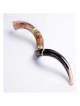Lion of Judah Painted Yemenite Shofar - 40" | Rosh Hashanah | Judaica