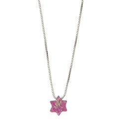 Pink Opal Star of David Pendant | Jewelry | Judaica