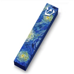 Van Gogh Wood Mezuzah Case | Mezuzahs | Judaica