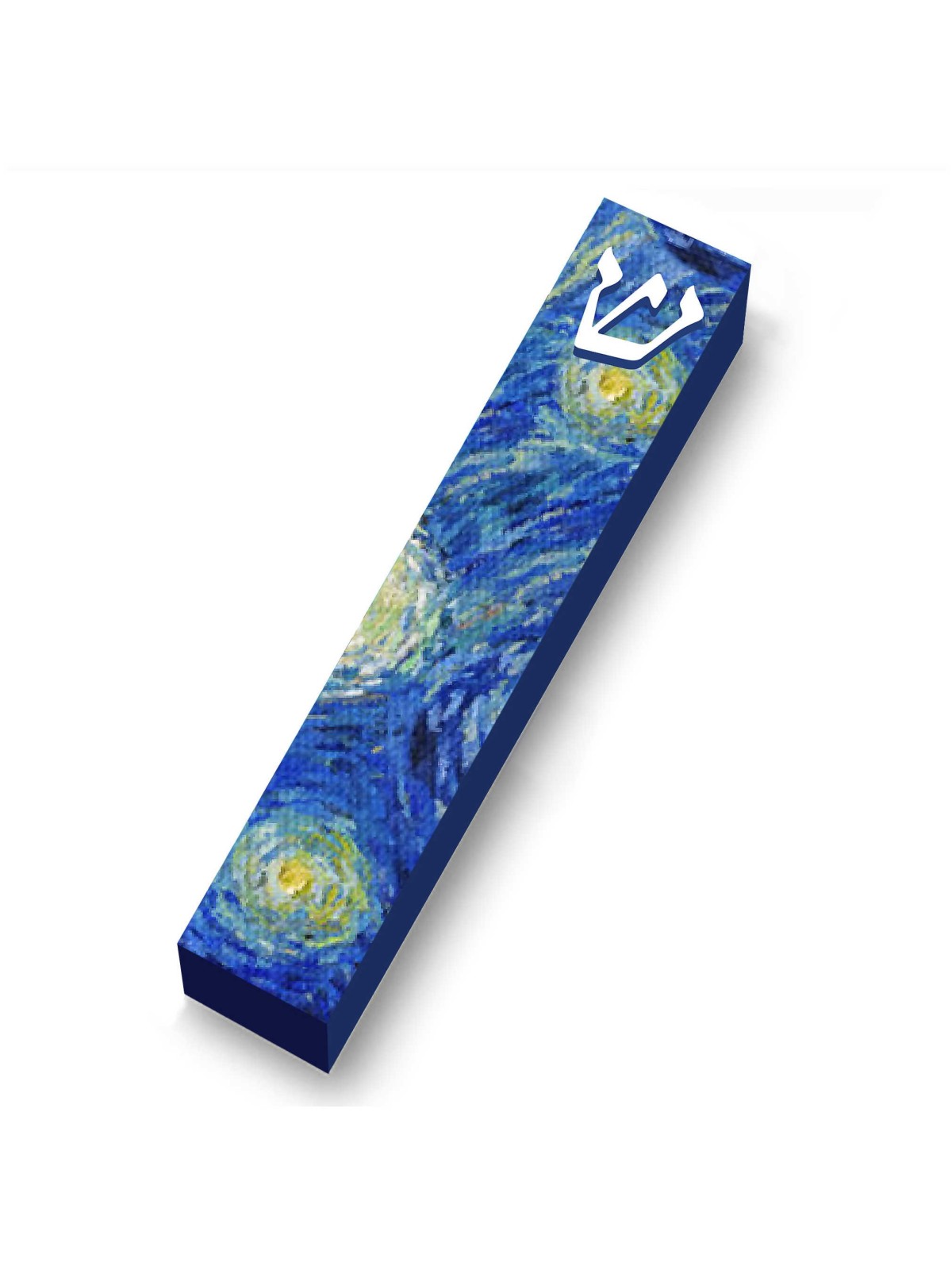 Van Gogh Wood Mezuzah Case | Mezuzahs | Judaica