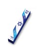 Israel Flag Wood Mezuzah Case | Mezuzahs | Judaica