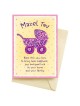 Mazel Tov New Born Baby Girl Blessing Greeting Car | Gifts | Judaica