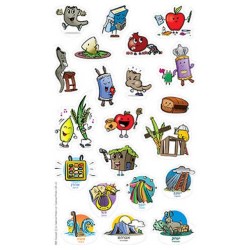 Rosh Hashanah & Sukkot Stickers | Rosh Hashanah | Judaica