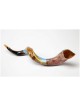 Jerusalem Painted Yemenite Shofar - 40" | Rosh Hashanah | Judaica