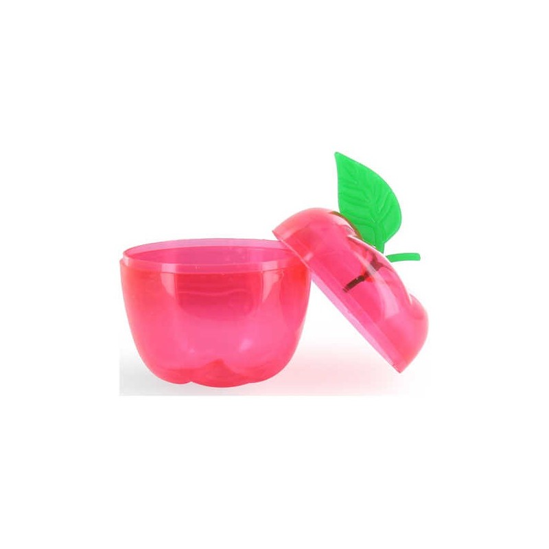 Plastic Red Apple Honey Pot | All Judaica | Judaica