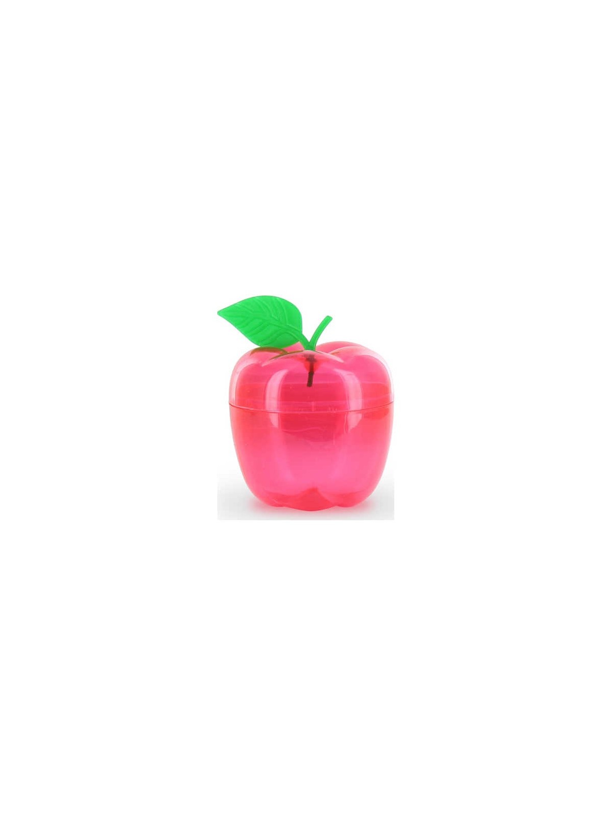 Plastic Red Apple Honey Pot | All Judaica | Judaica
