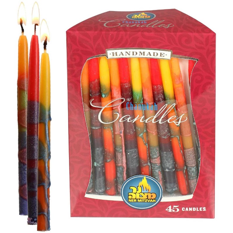 Premium Chanukah Candles - 45 Candles | Hanukkah | Judaica