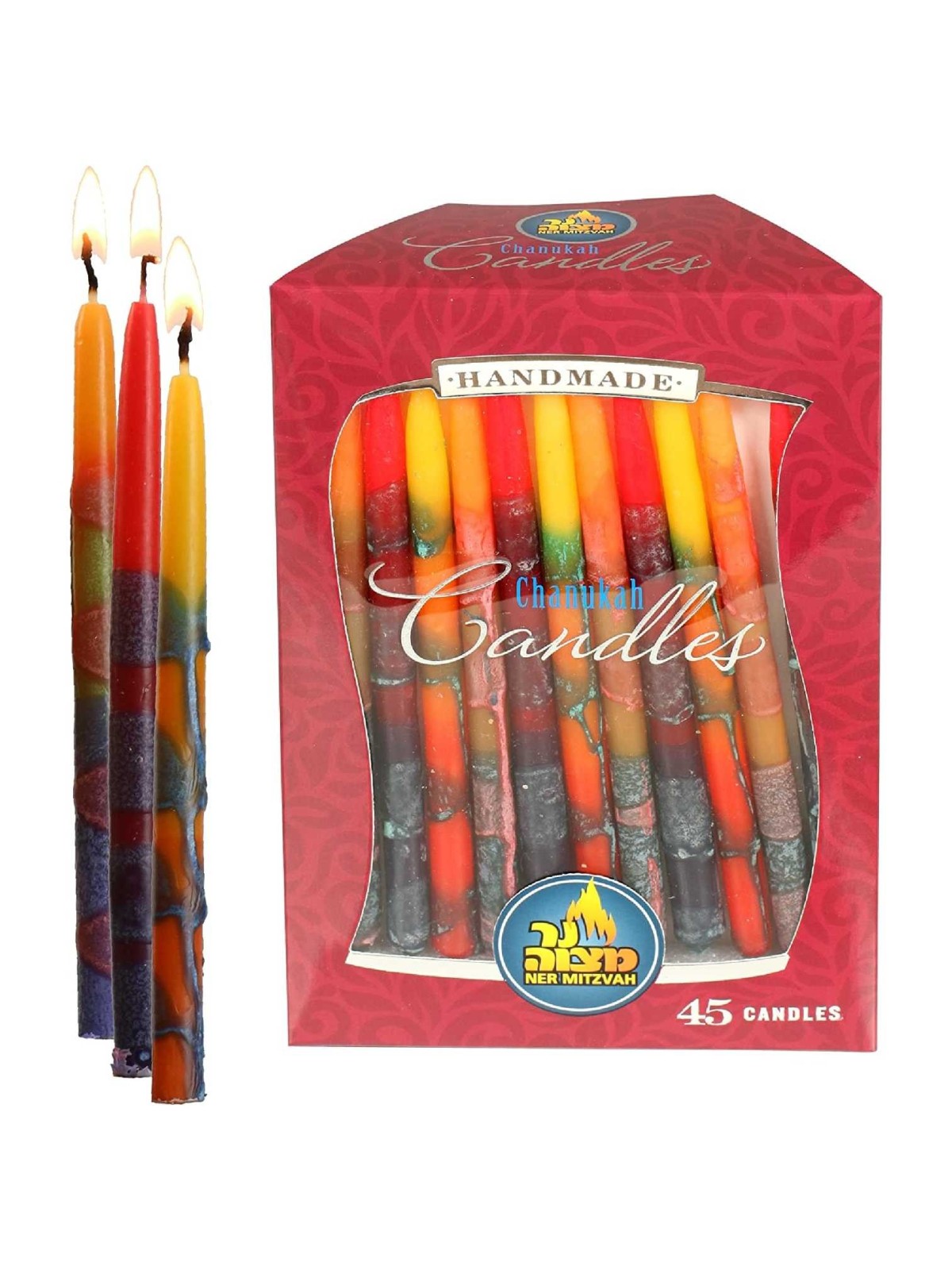 Premium Chanukah Candles - 45 Candles | Hanukkah | Judaica