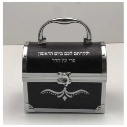 Hard Treasure Chest Etrog Box | Sukkot | Judaica