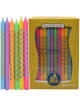 Dreidel Art Chanukah Candles - 45 Candles | Hanukkah | Judaica