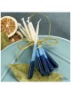 Premium Chanukah Candles - Blue, Light Blue & Whit | Hanukkah | Judaic