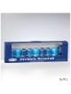 Blue Dreidels Hand-Painted Resin Menorah | Hanukkah | Judaica