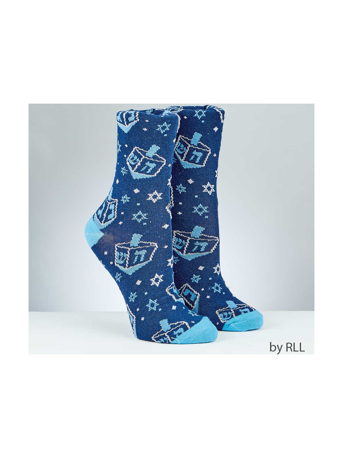 Chanukah Adult Crew Sock, Dreidel Design | Apparel | Judaica