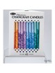 Premium Chanukah Candles - Hand Decorated Multi-Co | Hanukkah | Judaic
