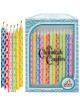 Wavy Engrave Chanukah Candles - 45 Candles | Hanukkah | Judaica