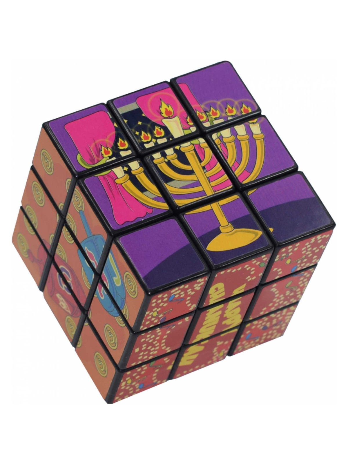 Chanukah Magic Cube Medium | All Judaica | Judaica