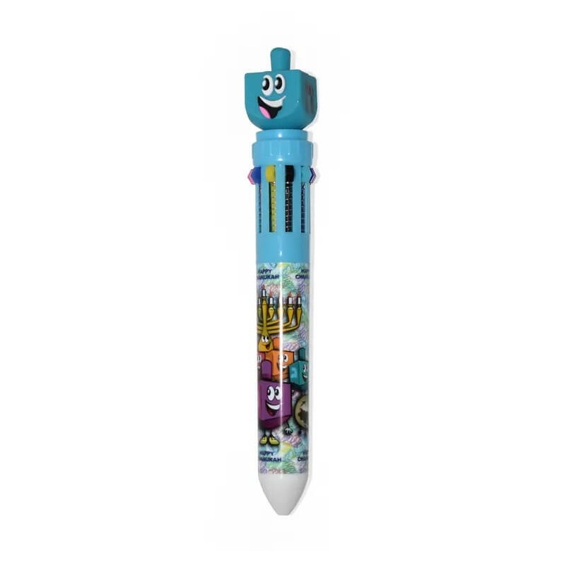 10 Colored Pen - Assorted Colors | Hanukkah | Judaica