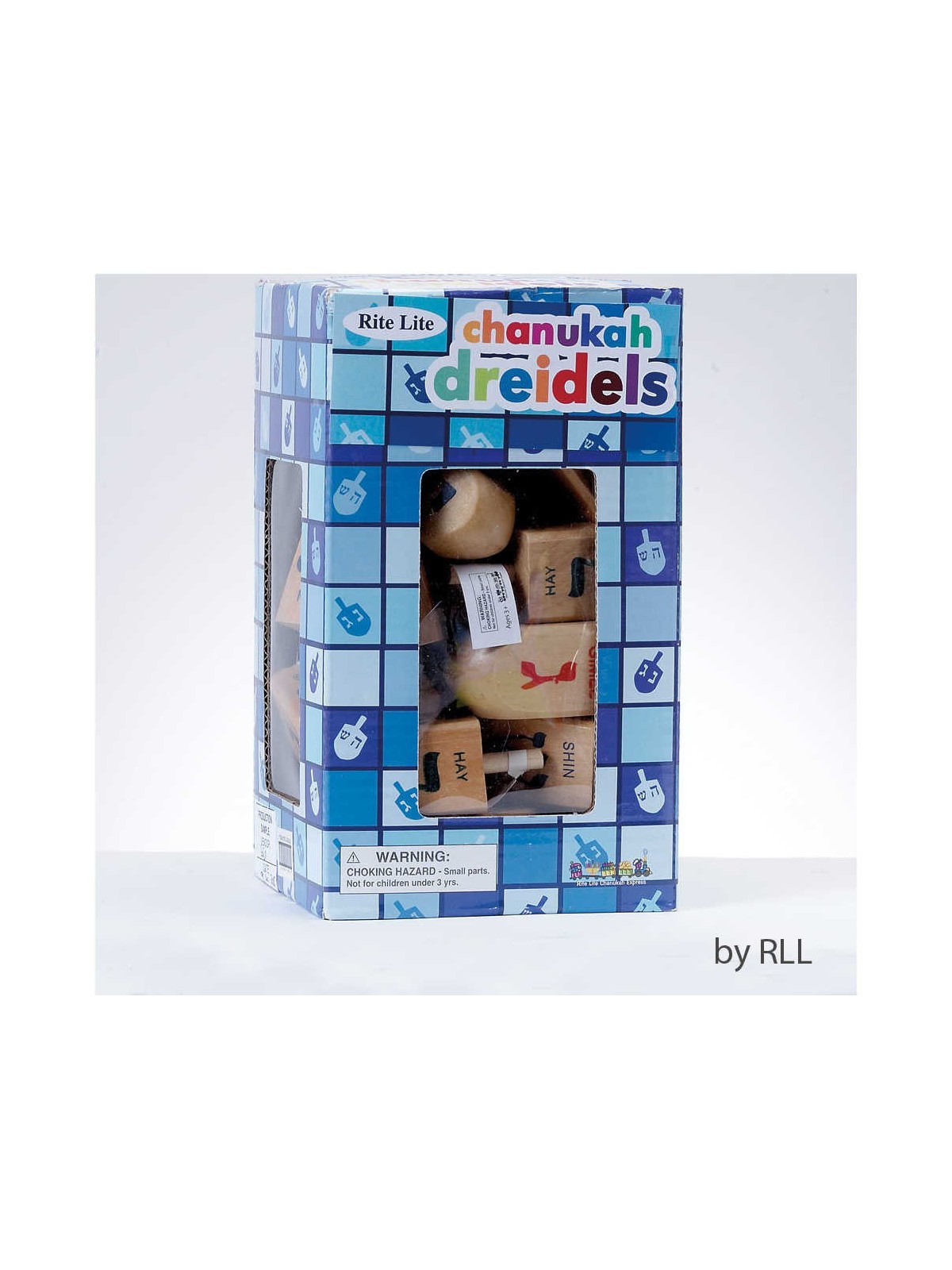 Large Natural Wood Dreidels - Singles | Hanukkah | Judaica
