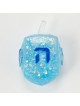 Squish Dreidel Filled With Iridescent Glitter | All Judaica | Judaica