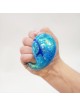 Squish Dreidel Filled With Iridescent Glitter | All Judaica | Judaica