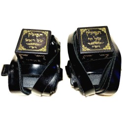Tefillin with Ashkenaz/Arizal Script | Tefillin & Accessories | Judaic