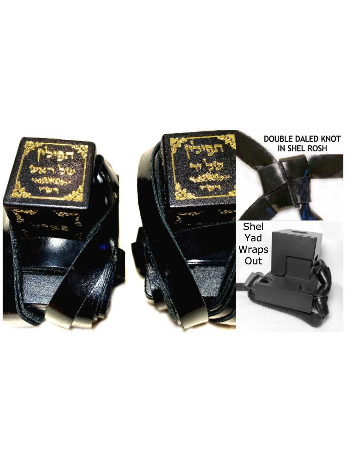 Tefillin with Ashkenaz/Arizal Script | Tefillin & Accessories | Judaic
