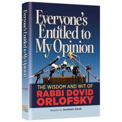 Everyone'S Entitled To My Opinion | Books | Judaica