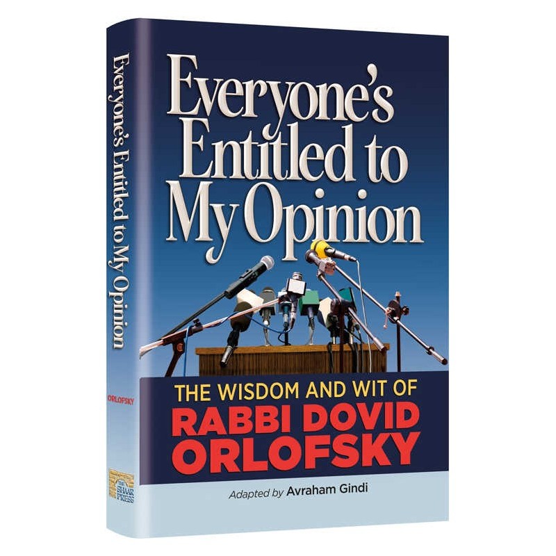 Everyone'S Entitled To My Opinion | Books | Judaica