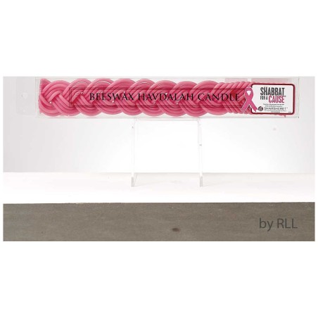 Havdalah Pink Candle For A Cause | Havdalah Candles | Judaica