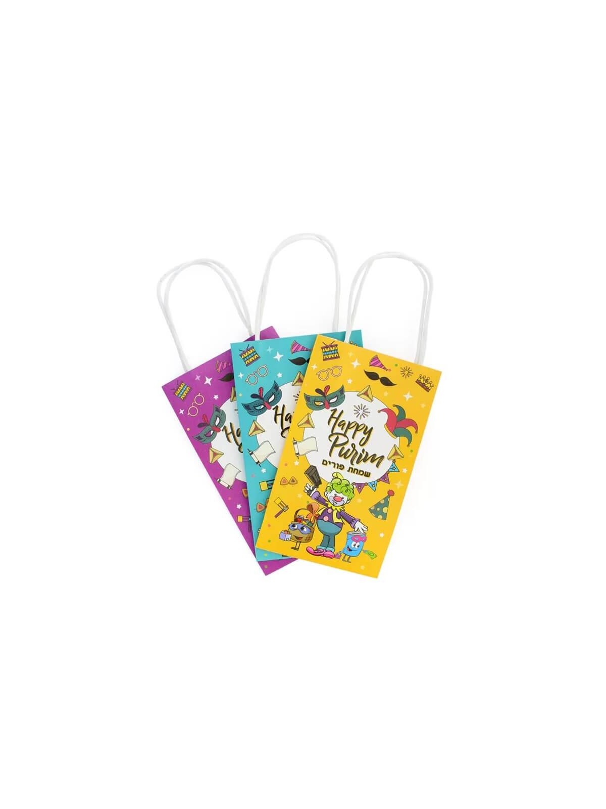 Pack of 3 Medium Paper Treat Bags | Gifts | Judaica