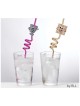 Set of 4 Passover Straws with Cups and Matzahs | Passover | Judaica