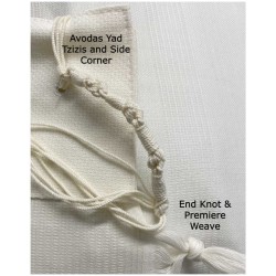 Premiere Weave Non-Slip Wool Tallis with Black Str | Tallit/Tallis | J