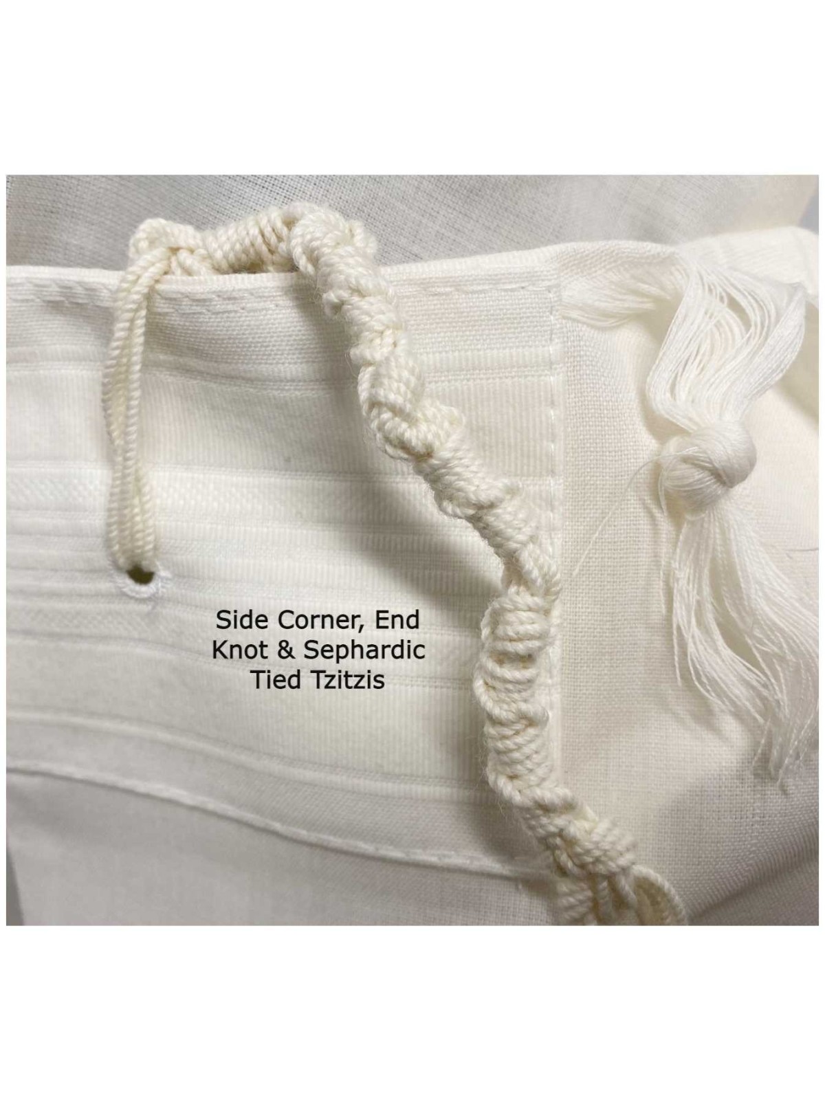 Classic Wool Non-Slip Wool Tallis with White Strip | Tallit/Tallis | J