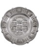 Pewter Seder Plate 15" | Passover | Judaica