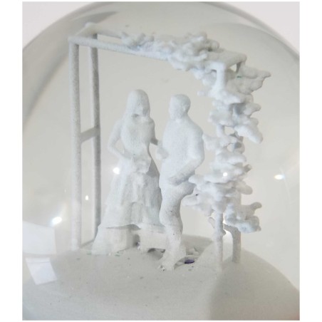 Custom Snowglobe Wedding Breaking Glass Keepsake - | Wedding | Judaica