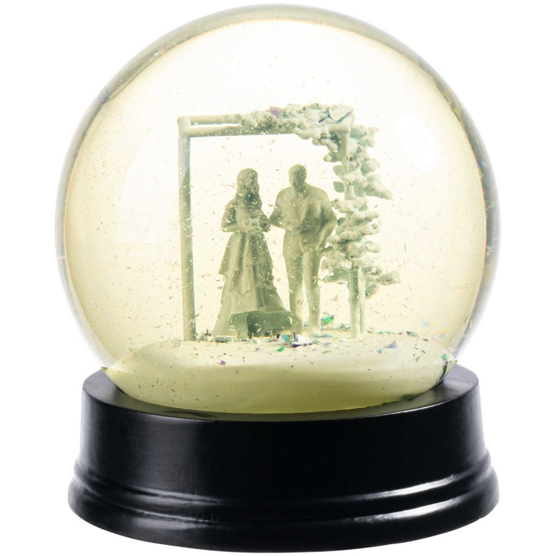 Custom Snowglobe Wedding Breaking Glass Keepsake - | Wedding | Judaica