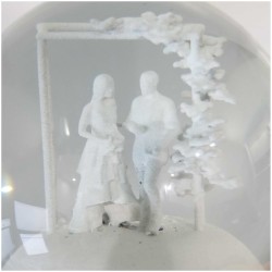 Custom Snowglobe Wedding Breaking Glass Keepsake - | Wedding | Judaica