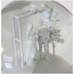 Custom Snowglobe Wedding Breaking Glass Keepsake - | Wedding | Judaica