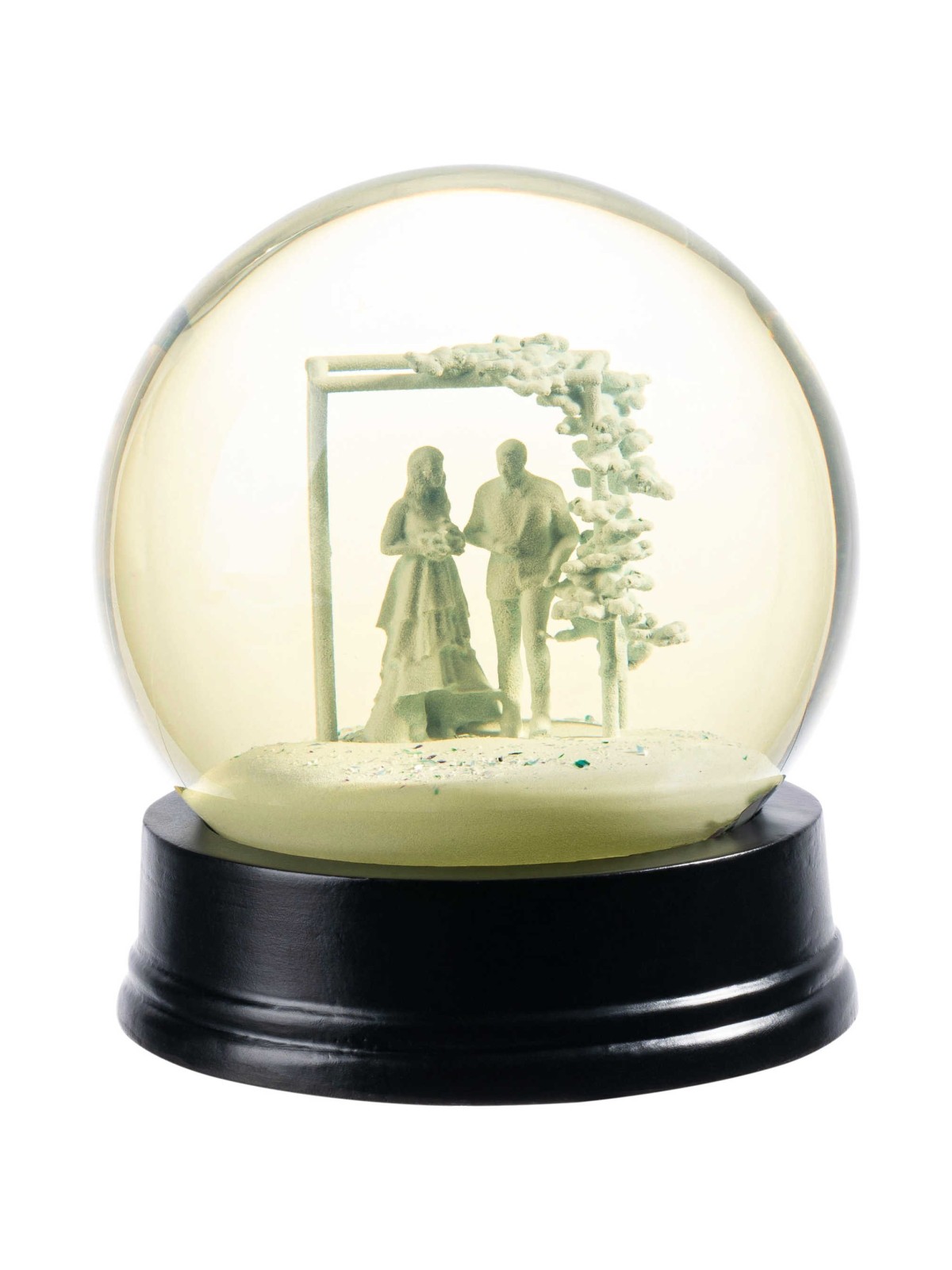 Custom Snowglobe Wedding Breaking Glass Keepsake - | Wedding | Judaica
