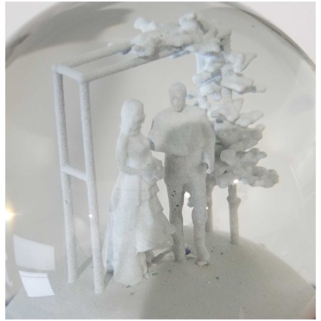 Custom Snowglobe Wedding Breaking Glass Keepsake - | Wedding | Judaica