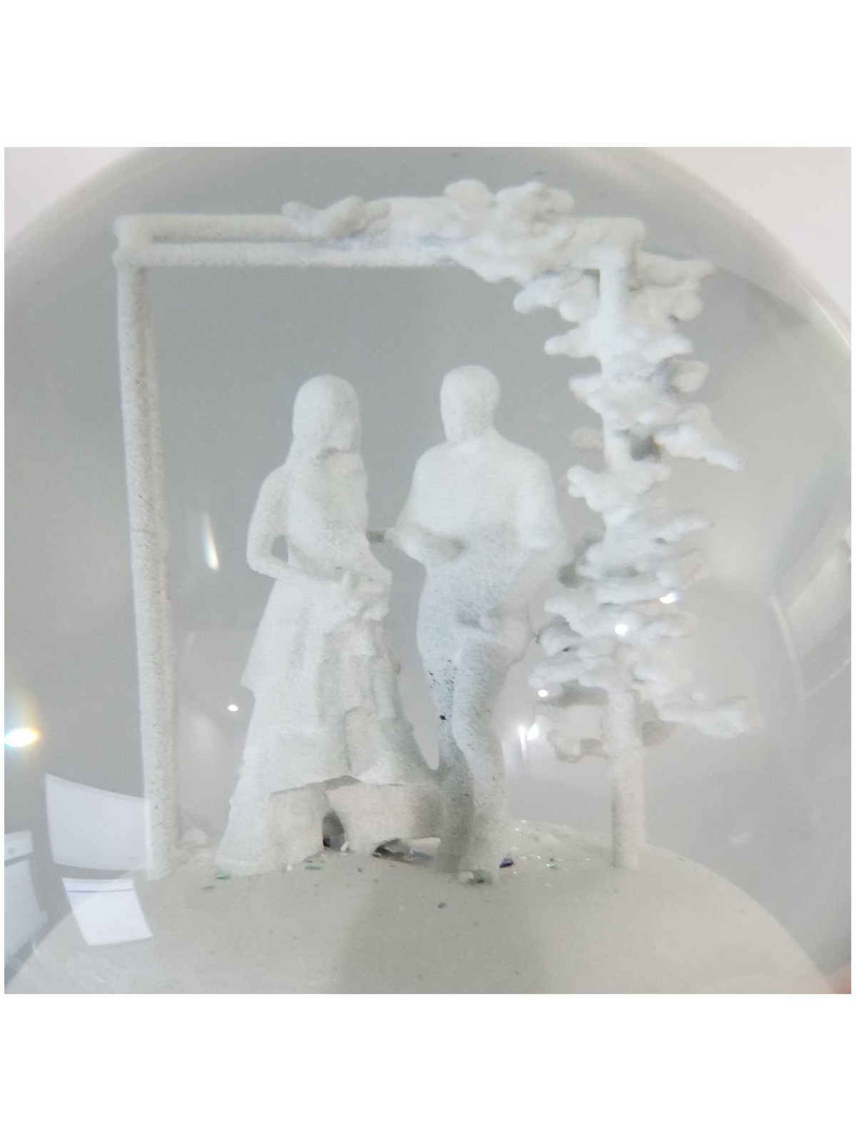 Custom Snowglobe Wedding Breaking Glass Keepsake - | Wedding | Judaica