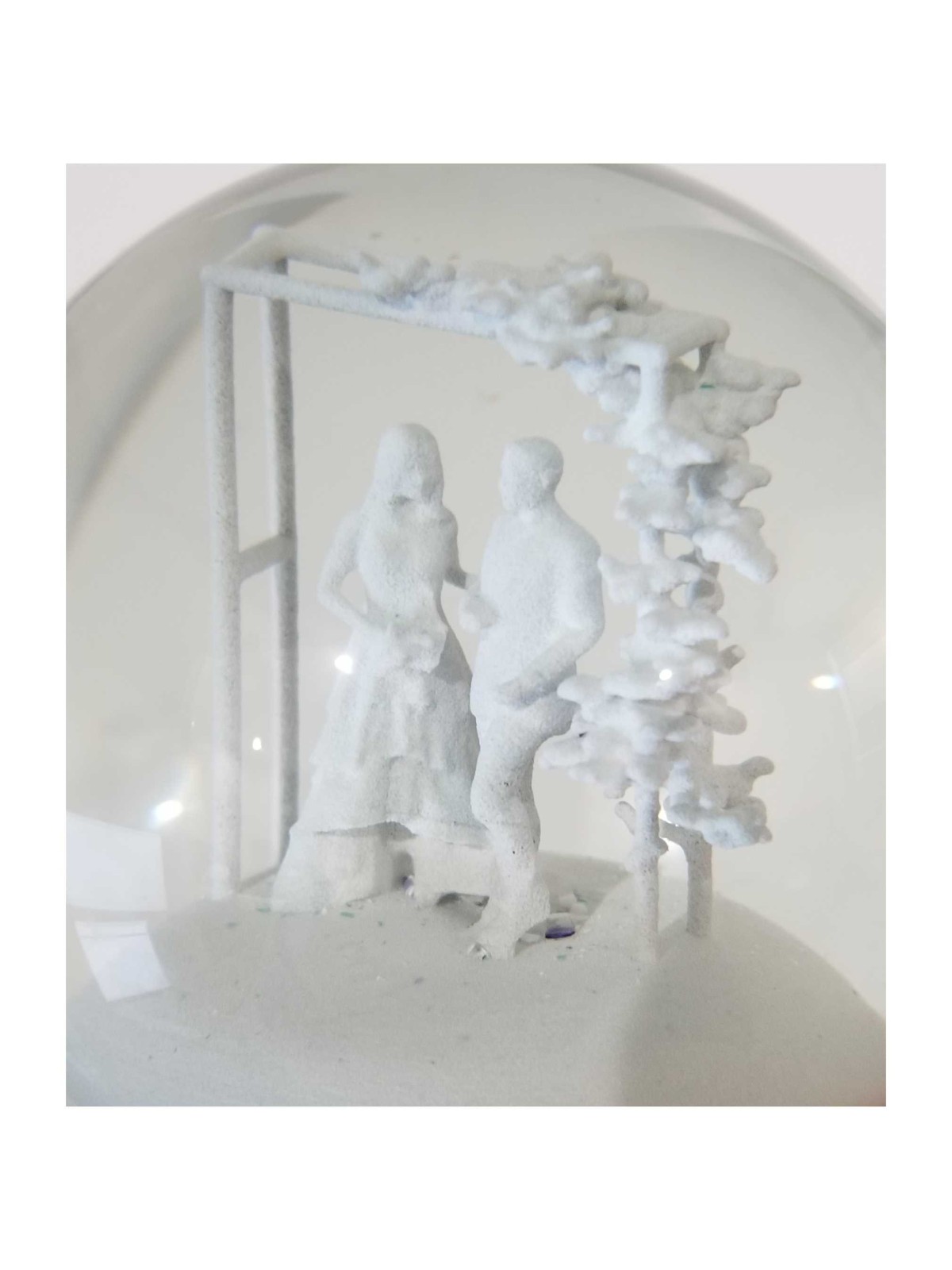 Custom Snowglobe Wedding Breaking Glass Keepsake - | Wedding | Judaica