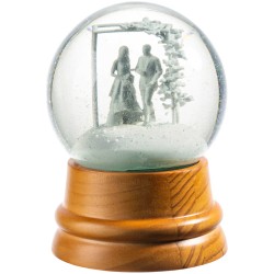 Custom Snowglobe Wedding Breaking Glass Keepsake - | Wedding | Judaica