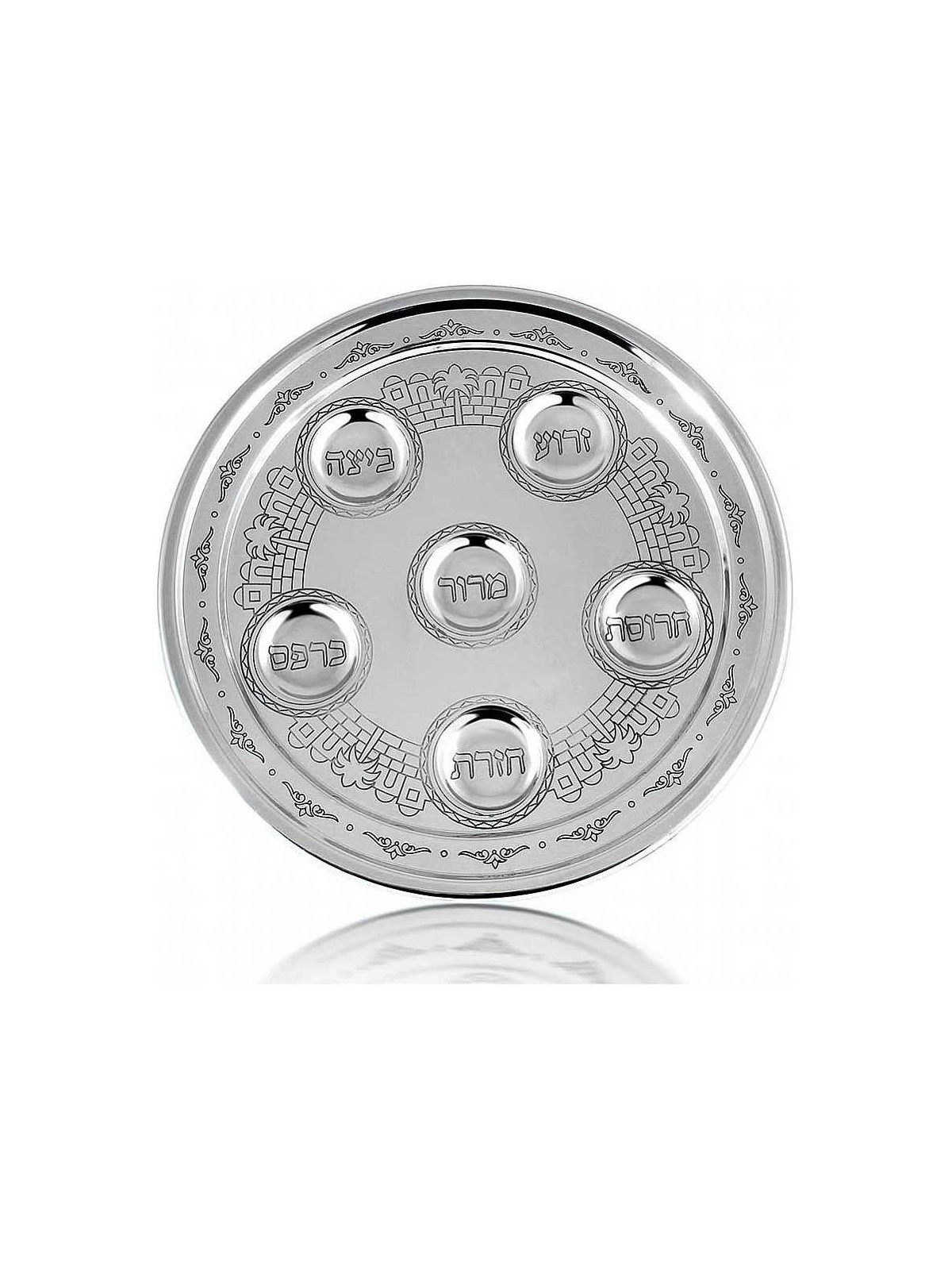 Jerusalem Skyline Passover Seder Plate | Passover | Judaica