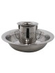 Stainless Diamond Design Netillat Yadayim Washing  | Washing Cups | Ju